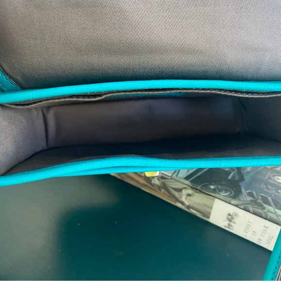 Coach Legacy Penny Turquoise Crossbody Bag - Picture 7 of 9